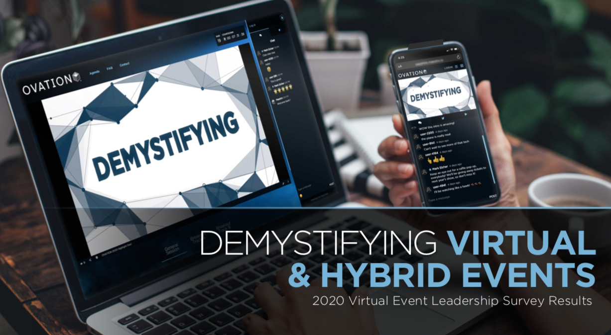 Demystifying Virtual & Hybrid Events eBook cover